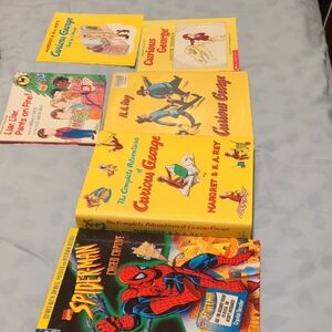 Curious George Kids Book Set - Yellow Cover